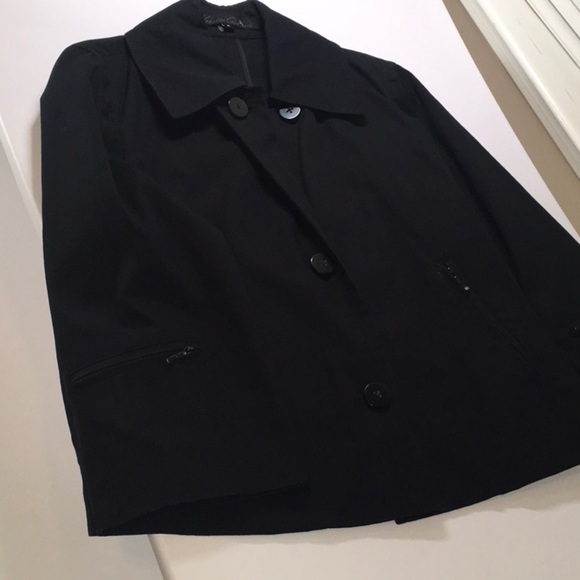 Kenneth Cole black jacket size small S stylish - Picture 2 of 16